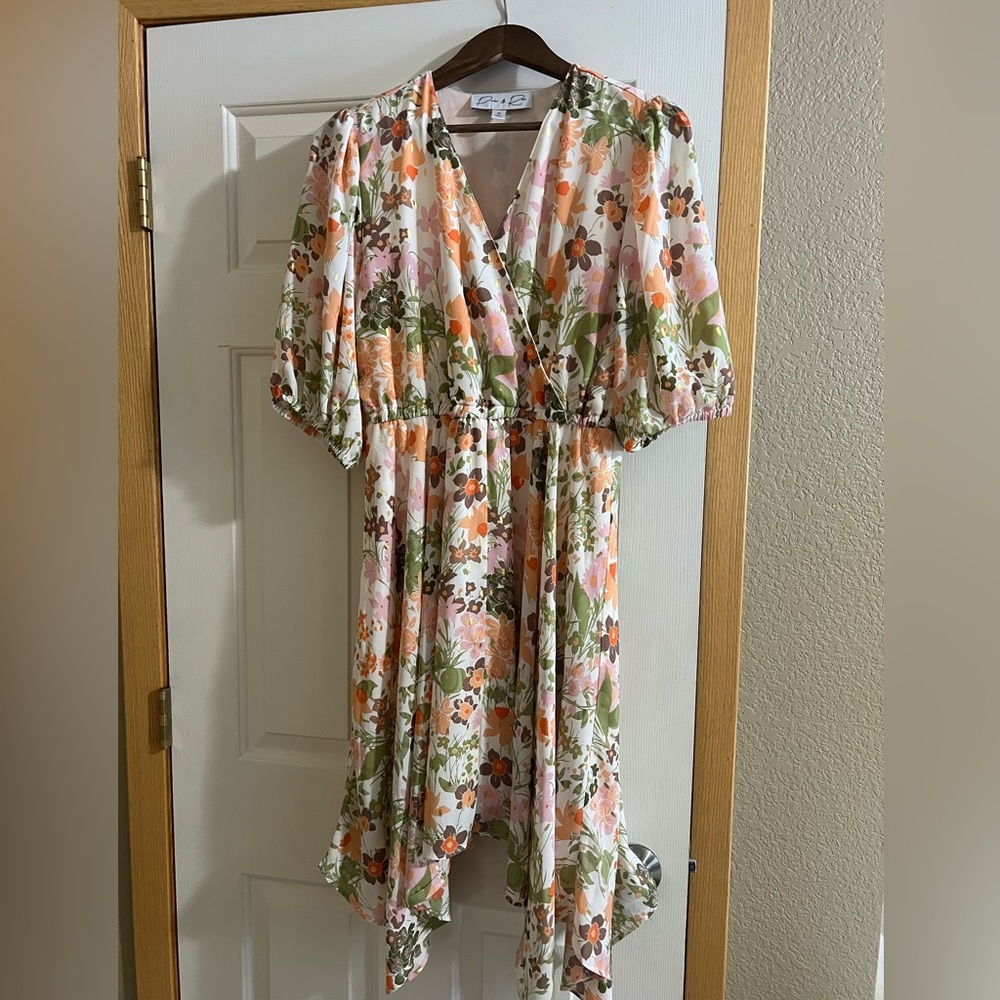 Parker & Rowe Elegant Floral Dress